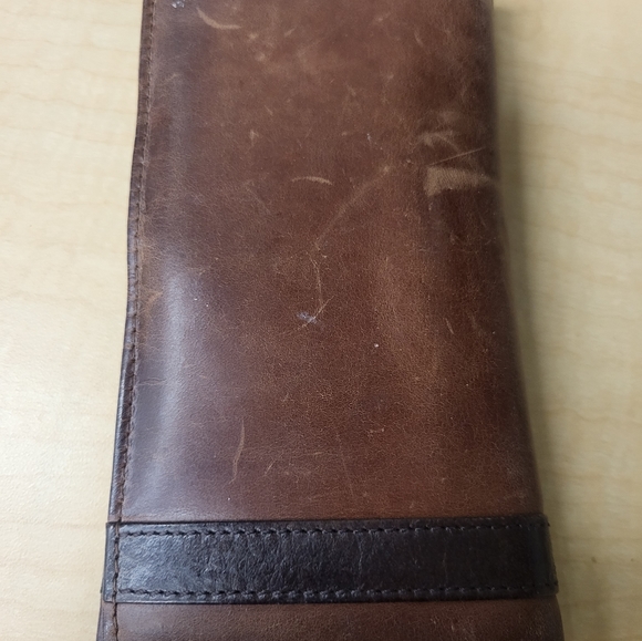 2x FOSSIL Leather Wallets - Picture 10 of 15